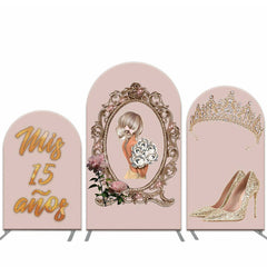 Lofaris Crown Heel Arch Backdrop Kit For 15th Birthday Party