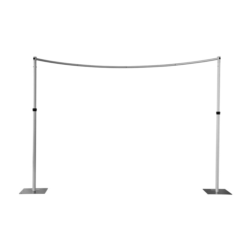 Lofaris Curved Adjustable Pipe Drape Backdrop Stand for Event