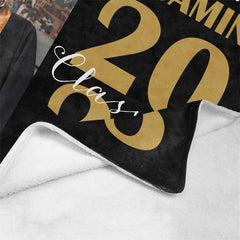 Lofaris Custom 2023 Collage Graduates Blanket With Photo