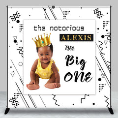 Lofaris Custom Baby Big One Simple Birthday Party Backdrop