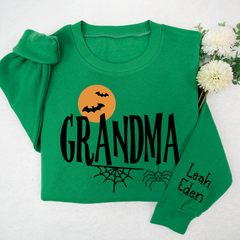 Lofaris Custom Bats Grandma Halloween And Kids Sweatshirt