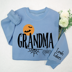 Lofaris Custom Bats Grandma Halloween And Kids Sweatshirt