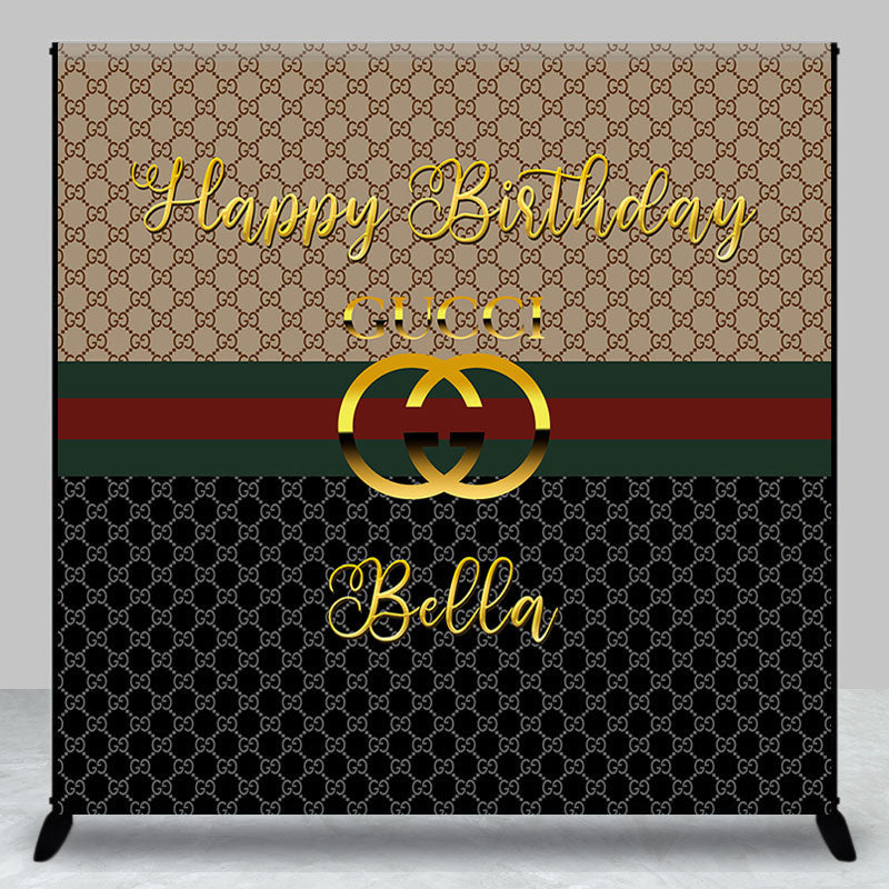 Lofaris Custom Brand Bag Classic Pattern Birthday Backdrop