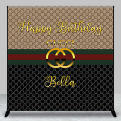 Lofaris Custom Brand Bag Classic Pattern Birthday Backdrop