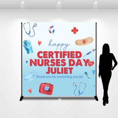Lofaris Custom Certified Nurse Day Appreciation Backdrop