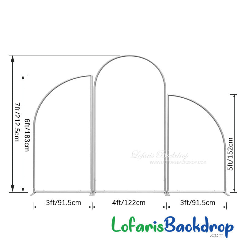 Lofaris Custom Photos Arch Backdrop Kit for Party
