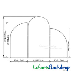Lofaris Custom Photos Arch Backdrop Kit for Party