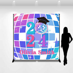Lofaris Custom Colored Light Ball Graduation Party Backdrop