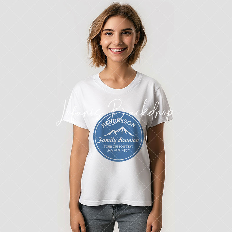 Lofaris Custom Family Reunion Trip Mountain Peaks T-Shirt