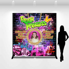 Lofaris Custom Girl Fresh Princess Photo Birthday Backdrop