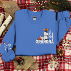Lofaris Custom Give Grandma And Kids Snowman Sweatshirt