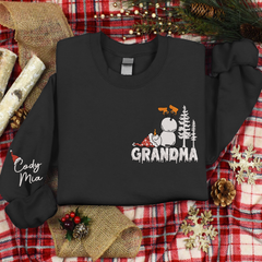 Lofaris Custom Give Grandma And Kids Snowman Sweatshirt