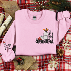 Lofaris Custom Give Grandma And Kids Snowman Sweatshirt