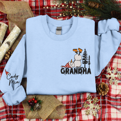 Lofaris Custom Give Grandma And Kids Snowman Sweatshirt