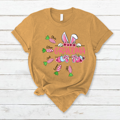 Lofaris Custom Grandma Bunny Carrot Easter Day T-Shirt