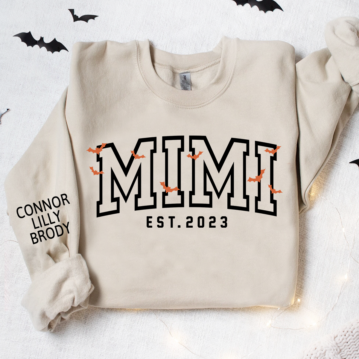 Lofaris Custom Grandma Halloween With Grandkids Sweatshirt