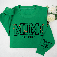 Lofaris Custom Grandma Halloween With Grandkids Sweatshirt