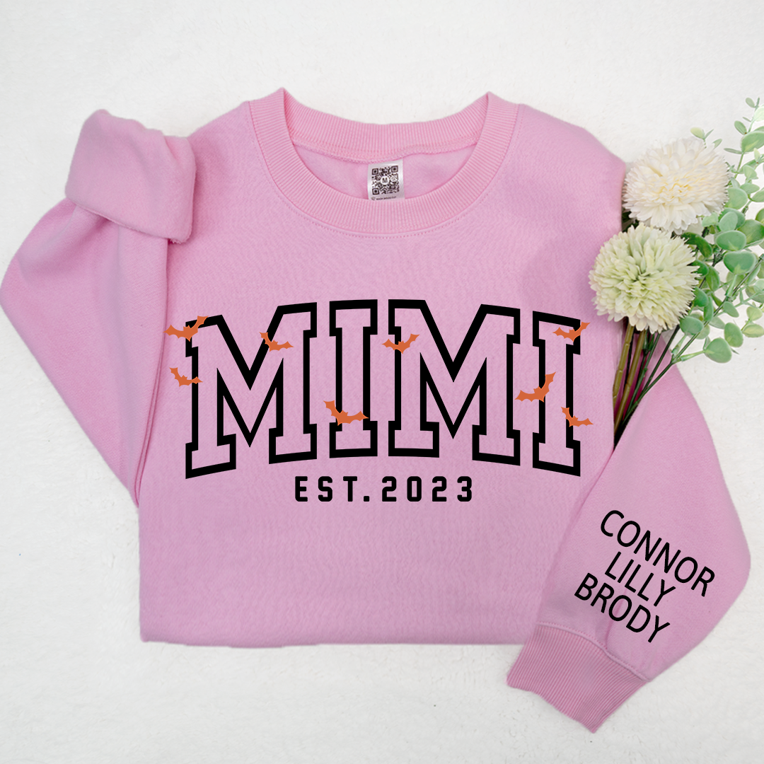 Lofaris Custom Grandma Halloween With Grandkids Sweatshirt