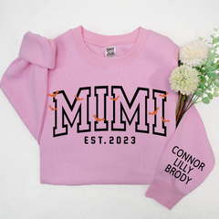 Lofaris Custom Grandma Halloween With Grandkids Sweatshirt