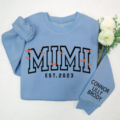Lofaris Custom Grandma Halloween With Grandkids Sweatshirt