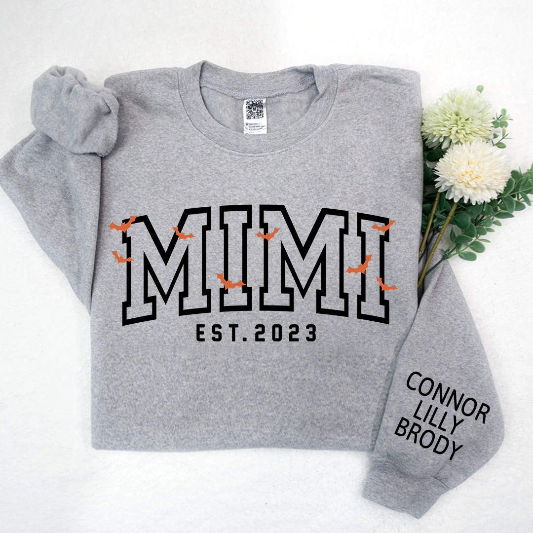 Lofaris Custom Grandma Halloween With Grandkids Sweatshirt