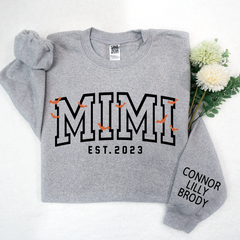 Lofaris Custom Grandma Halloween With Grandkids Sweatshirt