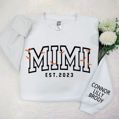 Lofaris Custom Grandma Halloween With Grandkids Sweatshirt