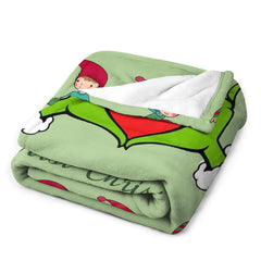 Lofaris Custom Green Finger Heart First Christmas Backdrop