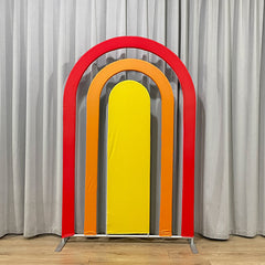 Lofaris Custom Hollow Rainbow Open Arch Backdrop for Party