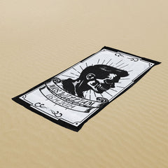 Lofaris Custom Honeymoon Name Beach Towel for Couple