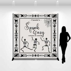 Lofaris Custom Human Skeleton Halloween Costumes Backdrop