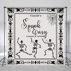 Lofaris Custom Human Skeleton Halloween Costumes Backdrop