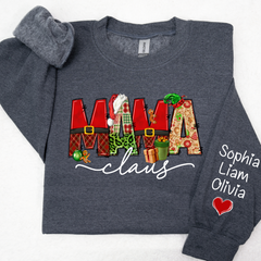 Lofaris Merry Christmas Mama Claus And Kids Cute Happy Hearts LTP01