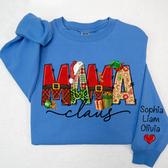 Lofaris Merry Christmas Mama Claus And Kids Cute Happy Hearts LTP01
