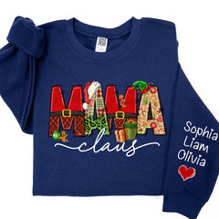 Lofaris Merry Christmas Mama Claus And Kids Cute Happy Hearts LTP01