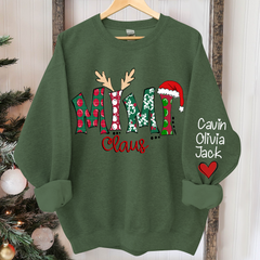 Lofaris Custom Mimi Claus 2024 Merry Christmas Sweatshirt