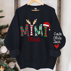 Lofaris Custom Mimi Claus 2024 Merry Christmas Sweatshirt