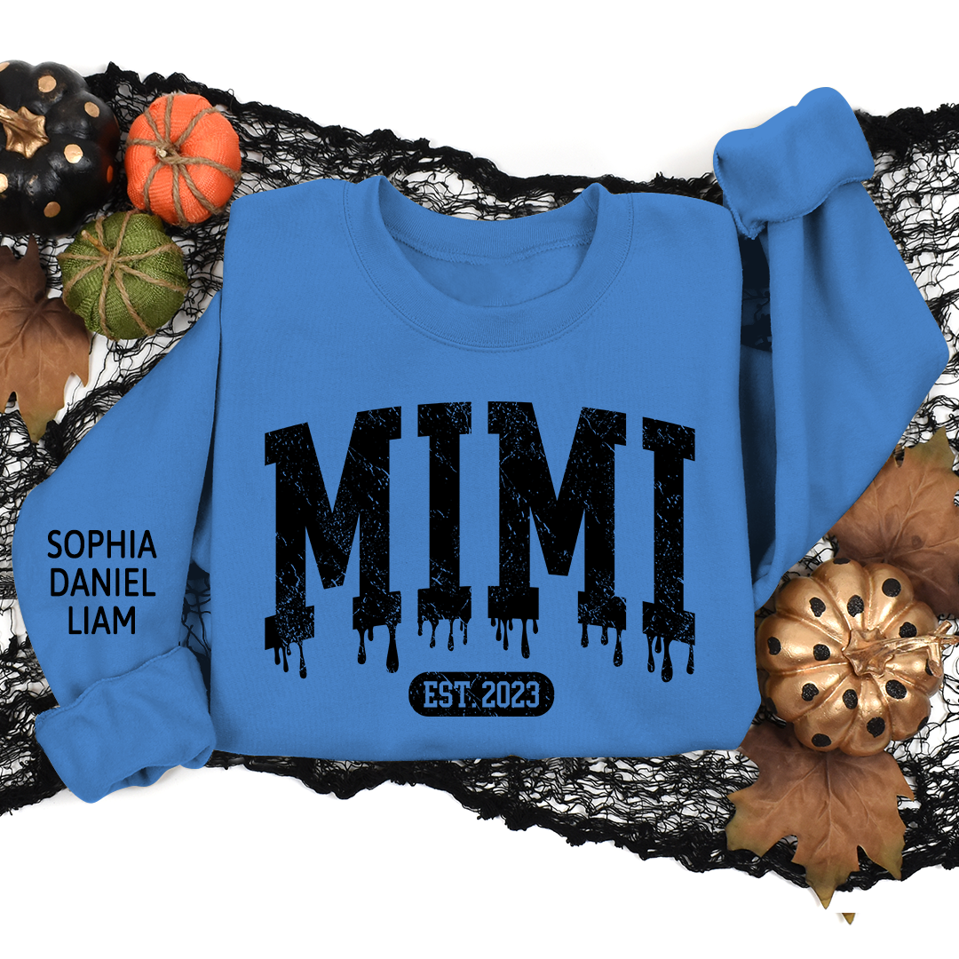 Lofaris Custom Mimi Est Halloween And Kids Name Sweatshirt