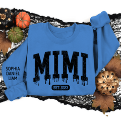 Lofaris Custom Mimi Est Halloween And Kids Name Sweatshirt