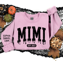 Lofaris Custom Mimi Est Halloween And Kids Name Sweatshirt