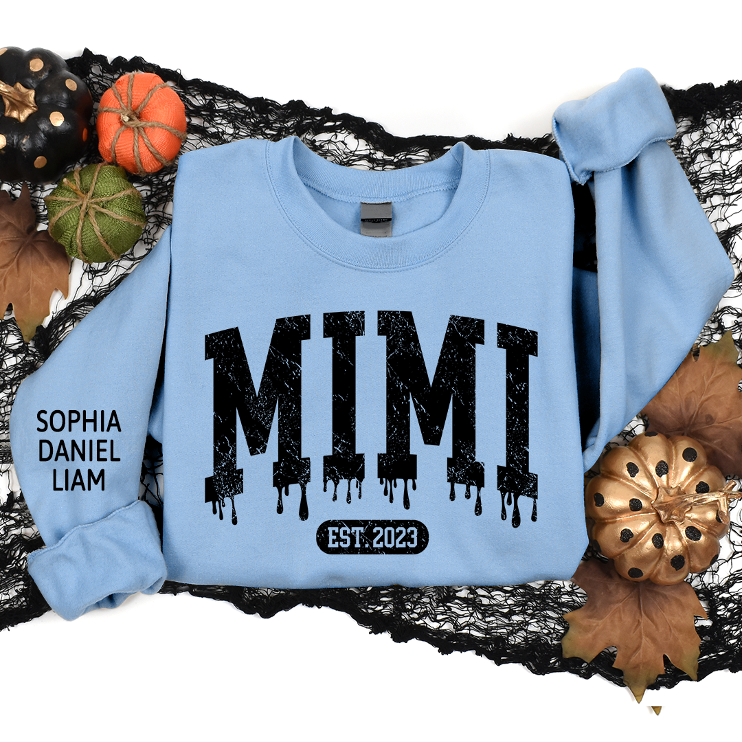Lofaris Custom Mimi Est Halloween And Kids Name Sweatshirt