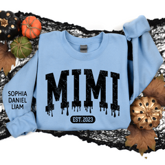 Lofaris Custom Mimi Est Halloween And Kids Name Sweatshirt