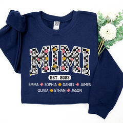 Lofaris Custom Mimi Est Halloween With Grandkids Sweatshirt