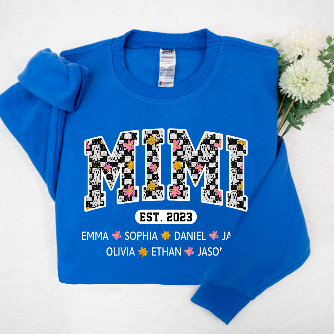 Lofaris Custom Mimi Est Halloween With Grandkids Sweatshirt