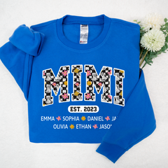 Lofaris Custom Mimi Est Halloween With Grandkids Sweatshirt