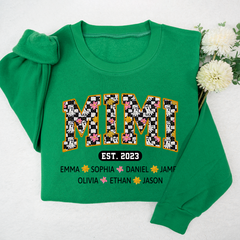 Lofaris Custom Mimi Est Halloween With Grandkids Sweatshirt