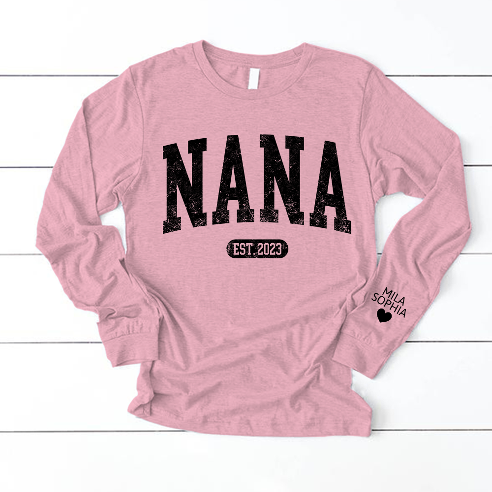 Lofaris Custom Mimi Est With Grandkids Name Sweatshirt