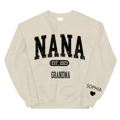 Lofaris Custom Mimi Est With Grandkits Names Sweatshirt