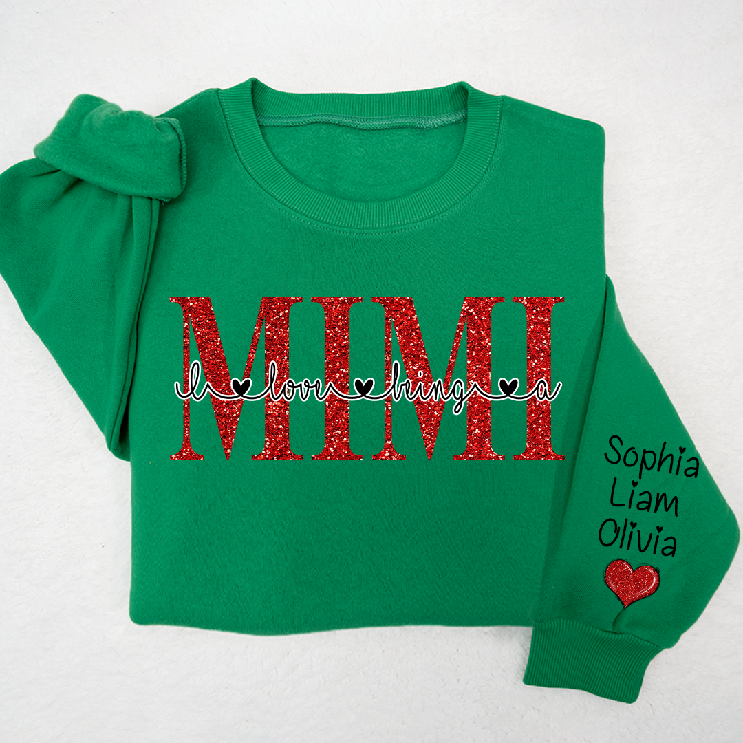 Lofaris Glitter Merry I Love Being Mimi And Kids LTP01