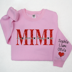 Lofaris Glitter Merry I Love Being Mimi And Kids LTP01